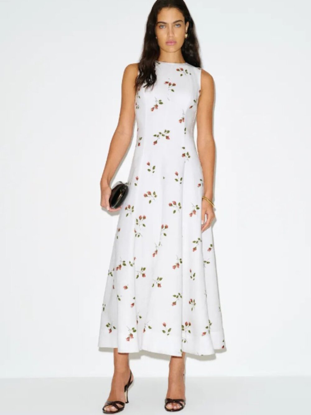 Reformation Cecilia Linen Dress Ivory - Size 2 - Picture 3 of 3